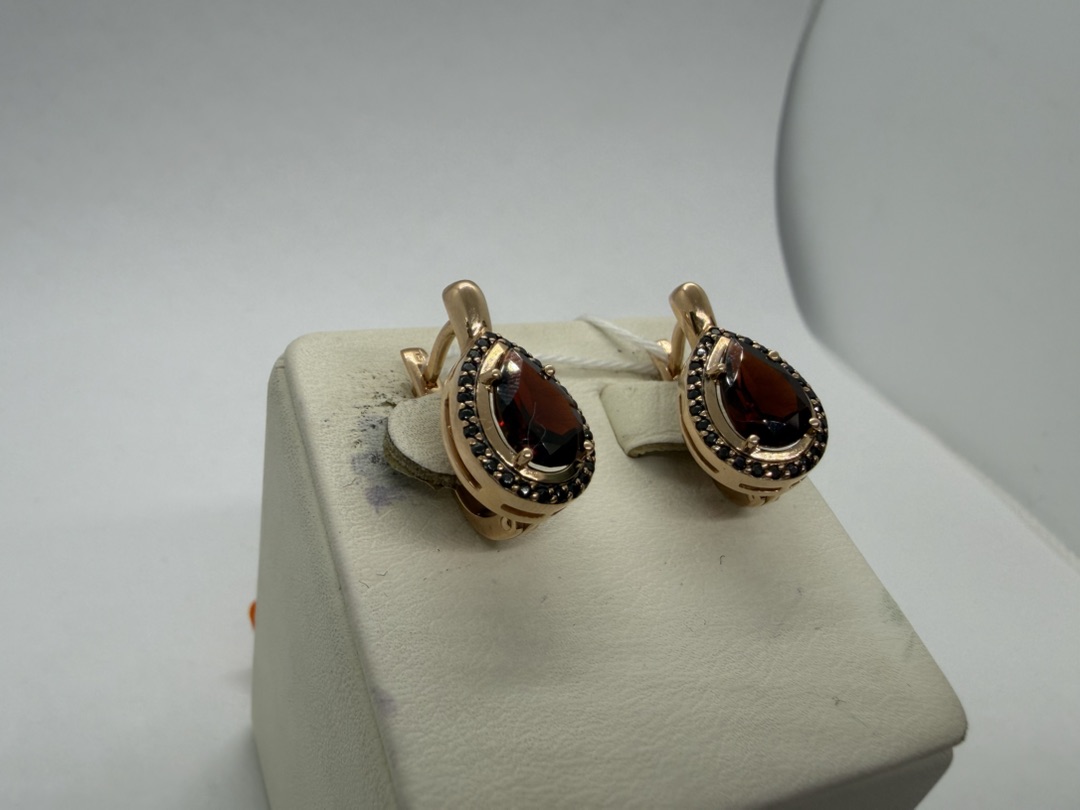 СЕРЬГИ С КАМНЯМИ (Au 585)