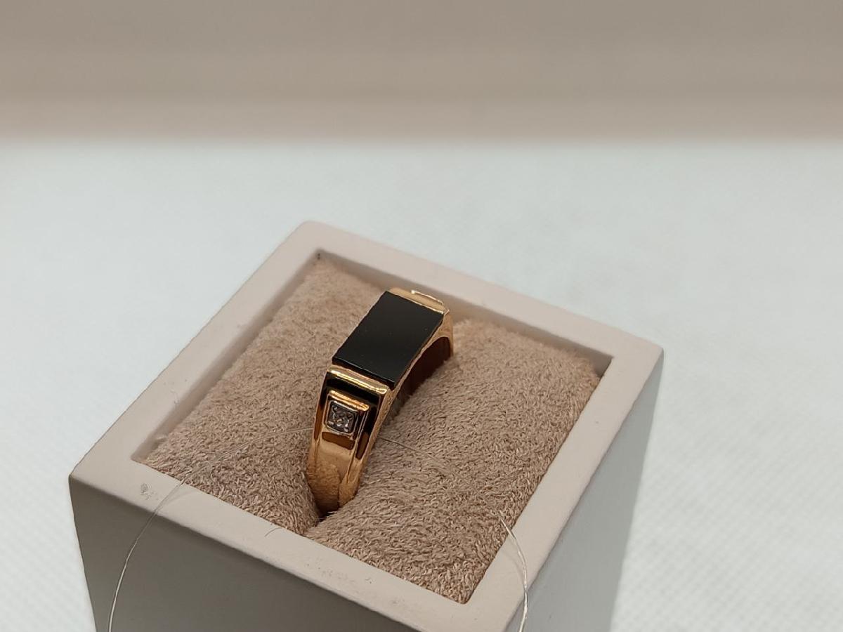 КОЛЬЦО ПЕЧАТКА с камнем (Au 585)