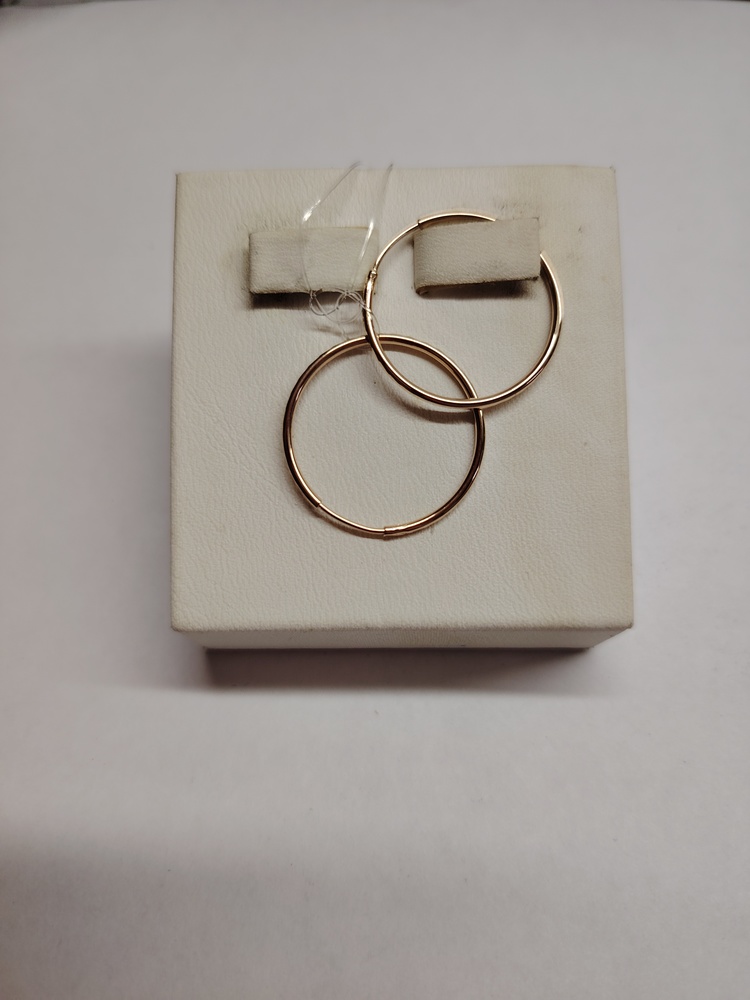 СЕРЬГИ КОНГО без камня (Au 585)