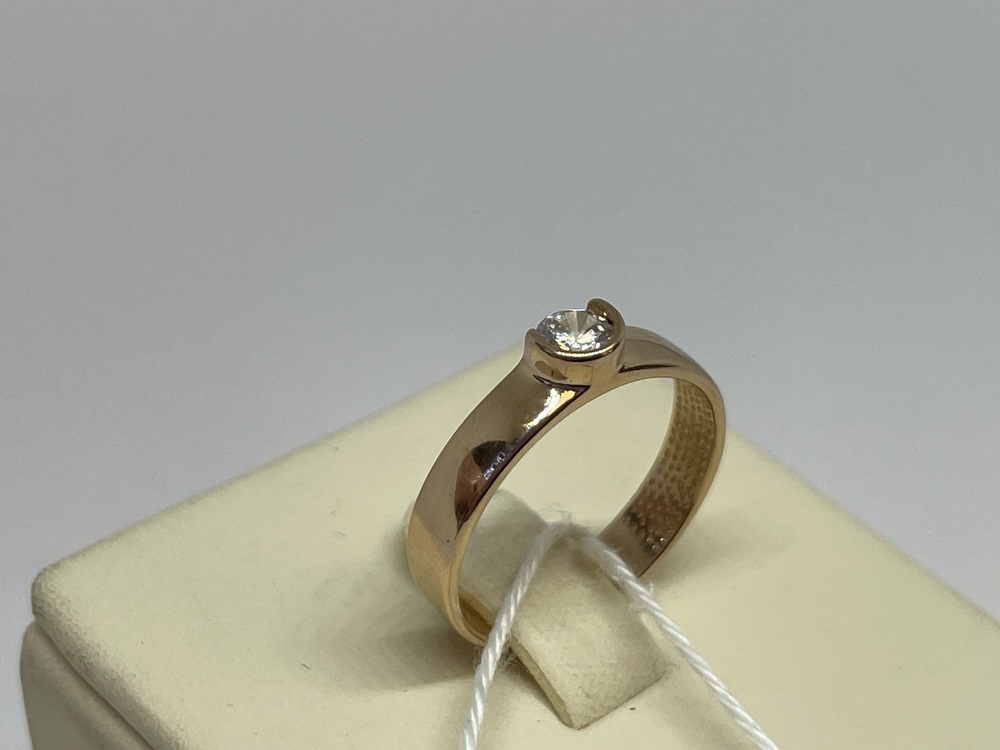 КОЛЬЦО С КАМНЕМ (Au 585)