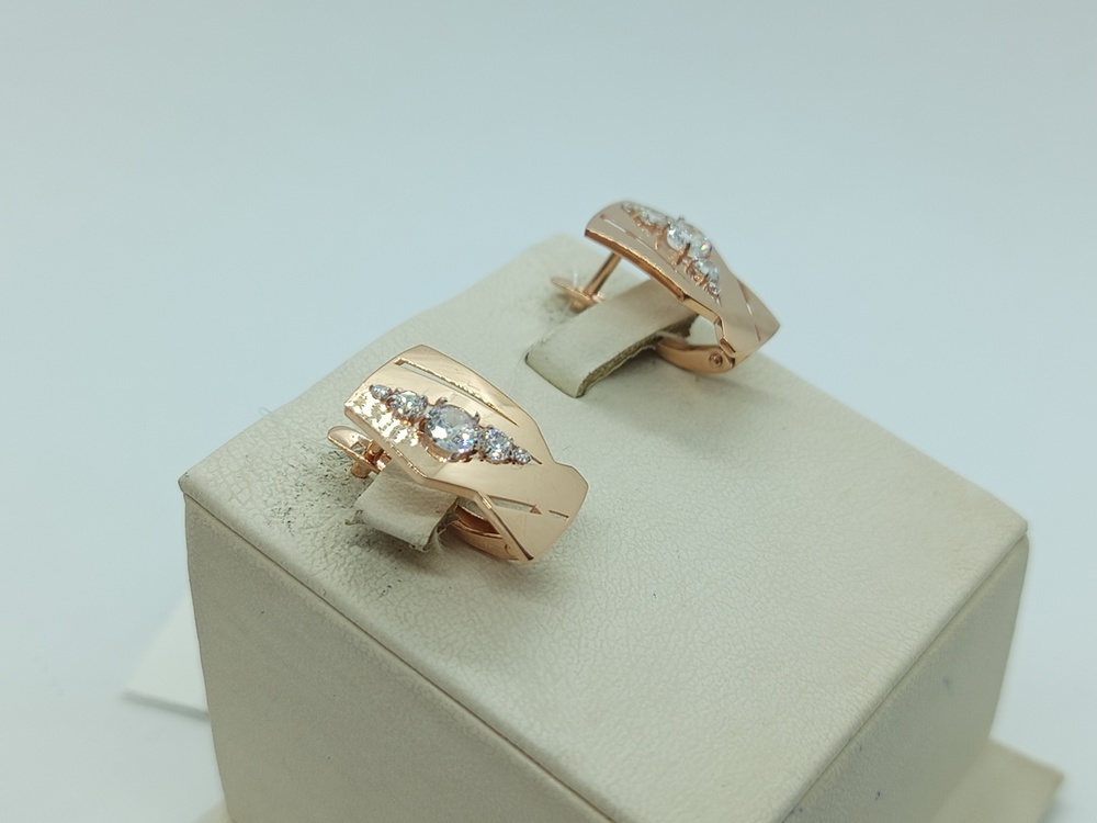 903-00027-10-00-20-00 СЕРЬГИ С КАМНЯМИ (Au 585)