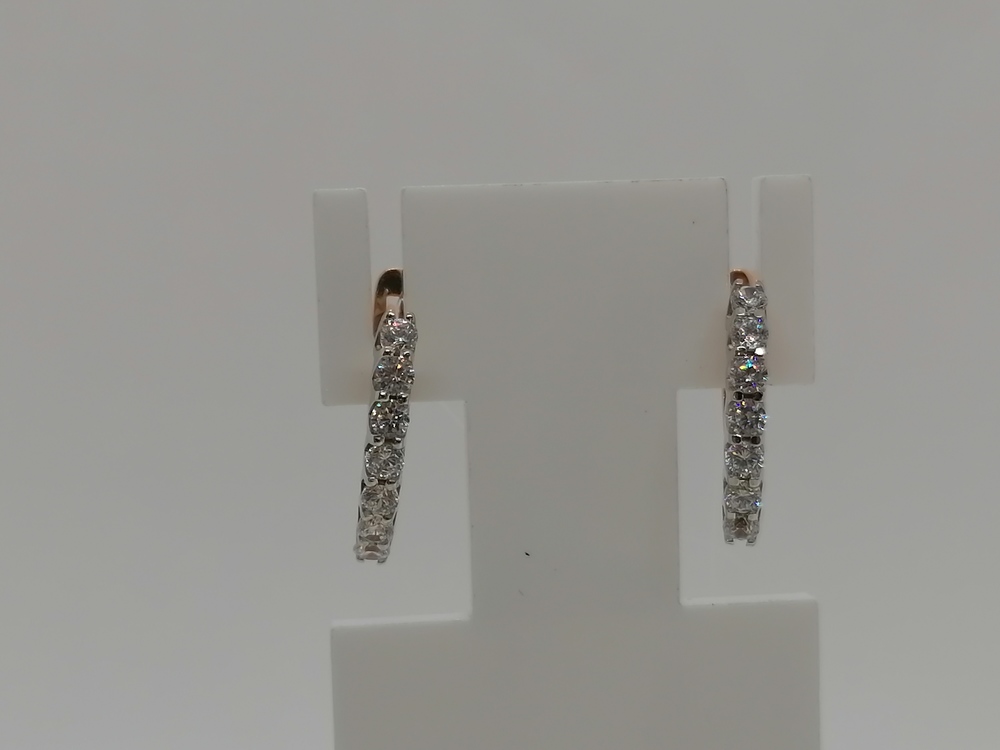 СЕРЬГИ С КАМНЯМИ (Au 585)