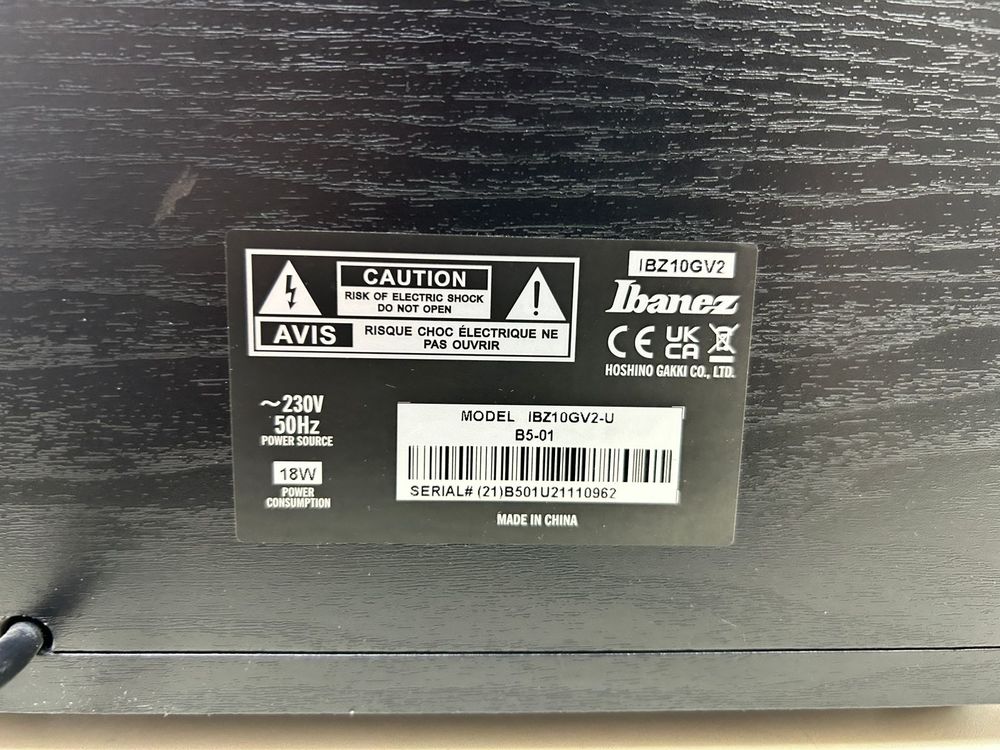 Комбоусилитель для гитар IBANEZ IBZ10GV2