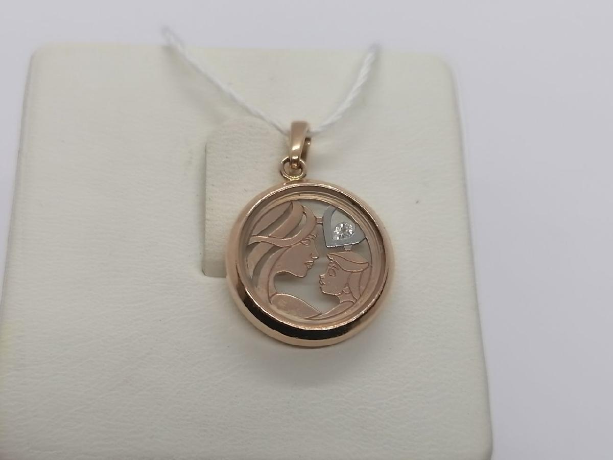 ПОДВЕСКА С КАМНЯМИ (Au 585)