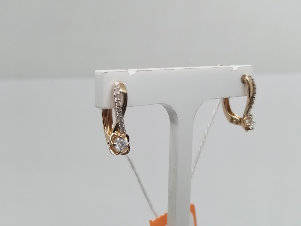 СЕРЬГИ С КАМНЯМИ (Au 585)