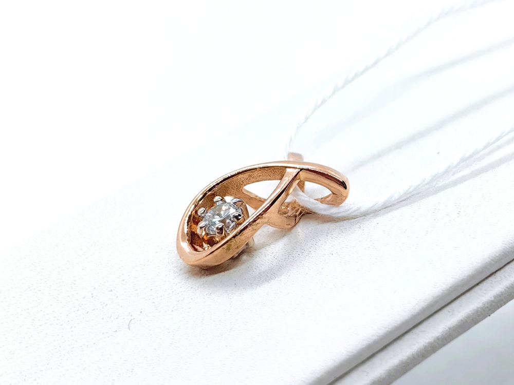 ПОДКМ585 ПОДВЕСКА С КАМНЕМ (Au 585)