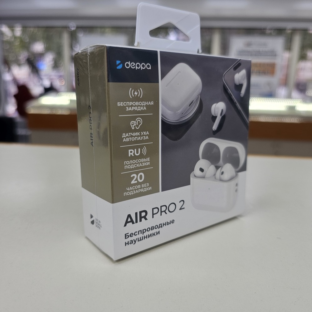 Наушники беспроводные Deppa 44167 Air Pro 2