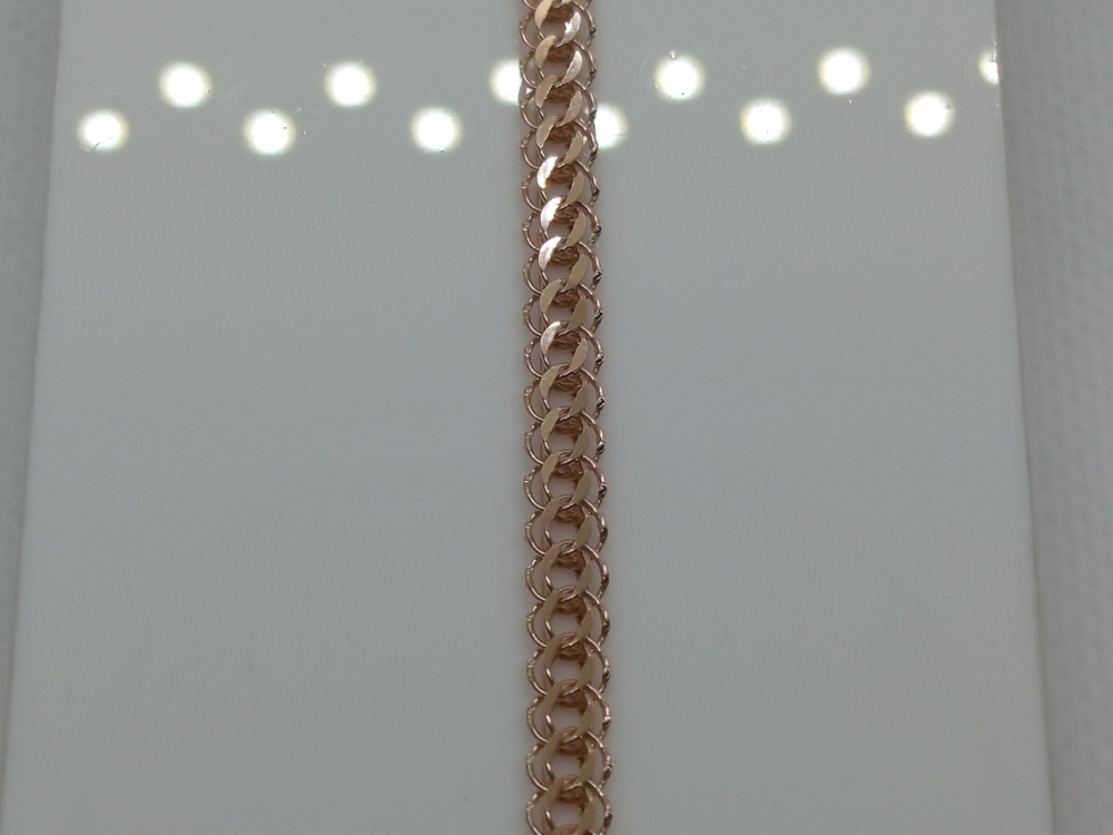 БРАСЛЕТ ПУСТОТЕЛЫЙ Итальянка (Au 585)