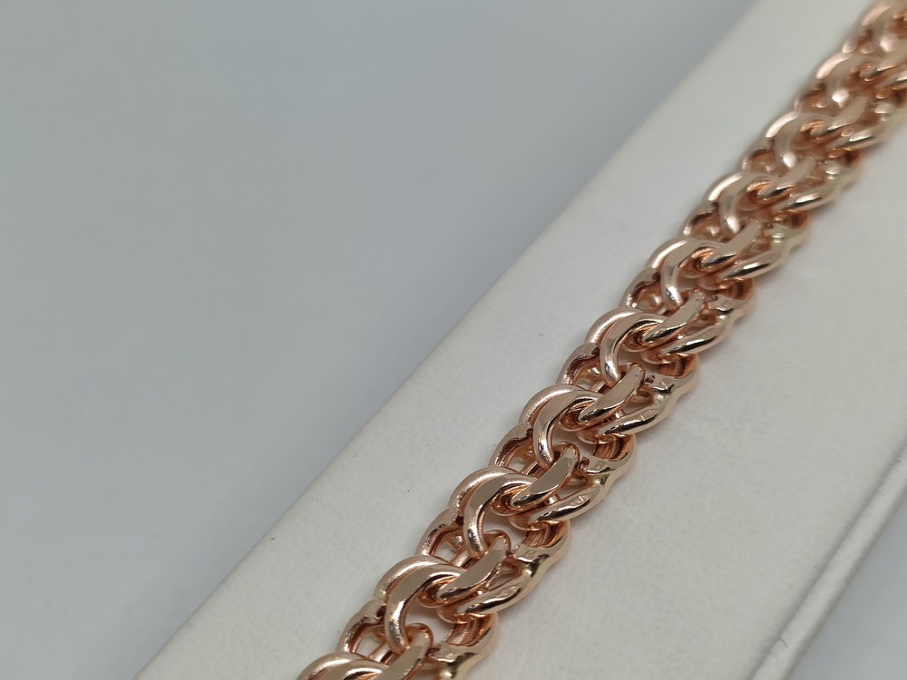 БРАСЛЕТ ПУСТОТЕЛЫЙ Бисмарк (Au 585)