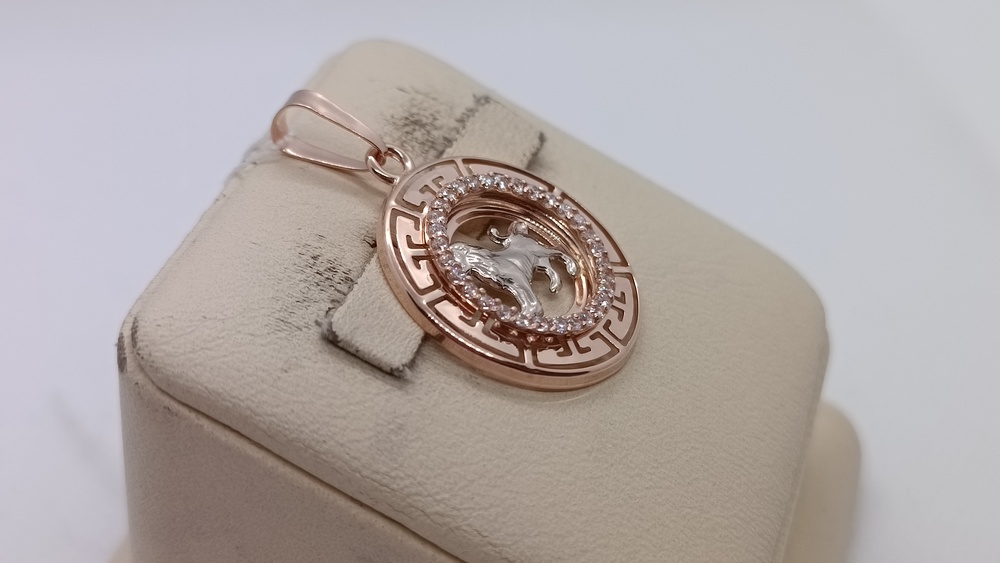 ПОДВЕСКА ЗНАК ЗОДИАКА ЛЕВ (Au 585)