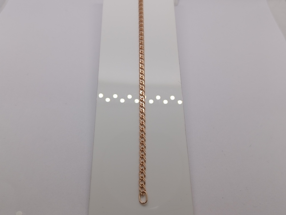 БРАСЛЕТ ПОЛНОВЕСНЫЙ Ромб двойной (Au 585)