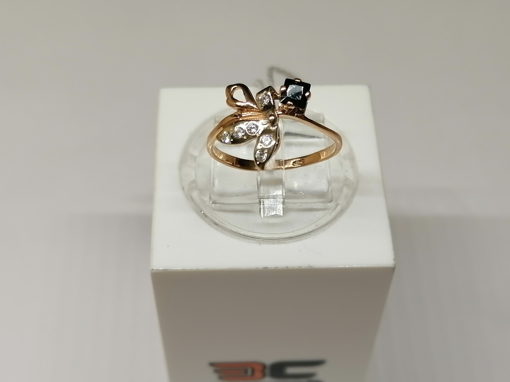 КОЛКМИ585 КОЛЬЦО С КАМНЯМИ (Au 585)