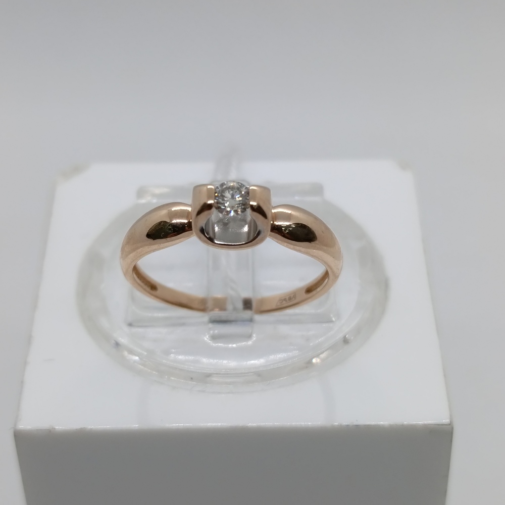 КОЛЬЦО БРИЛЛИАНТ Au 585