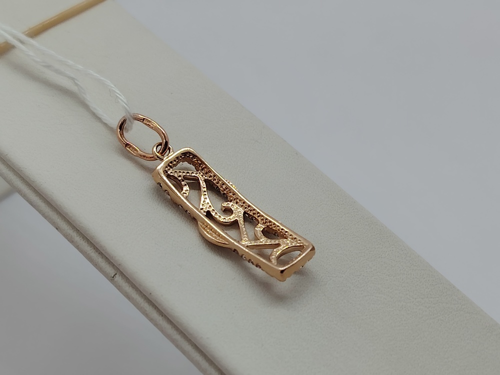 ПОДКМИ585 ПОДВЕСКА С КАМНЯМИ (Au 585)