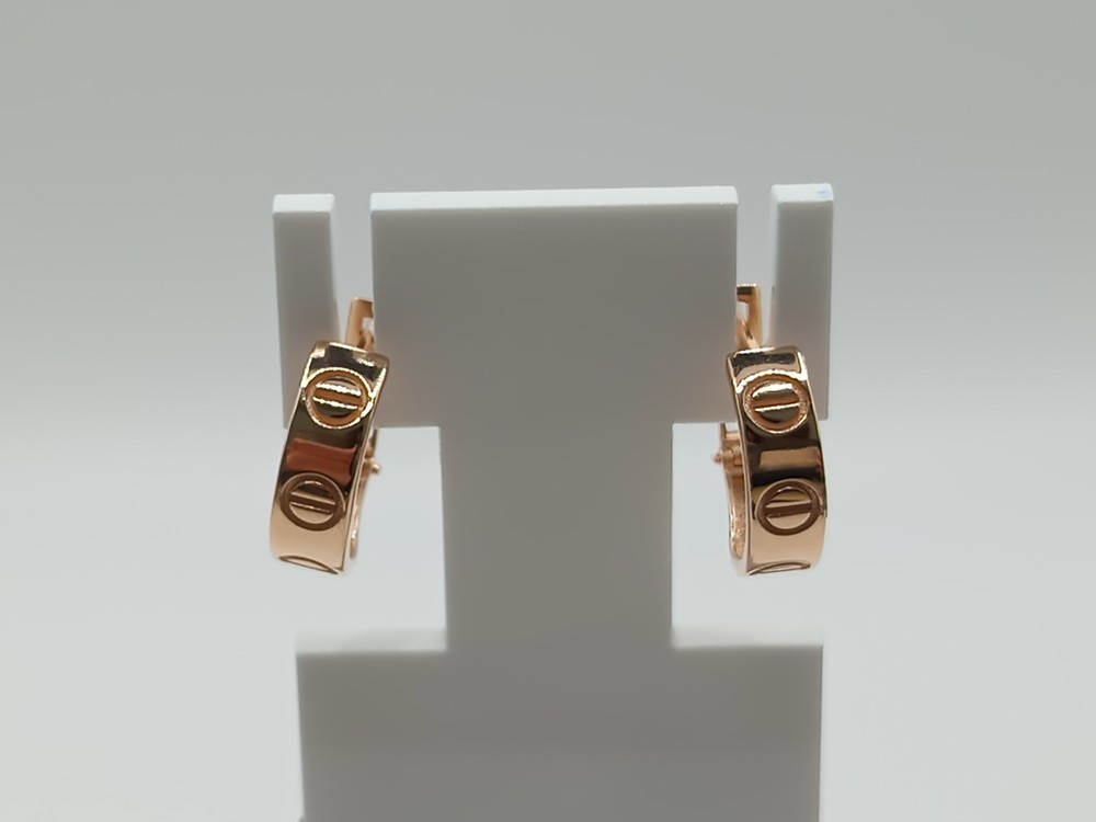 СЕРЬГИ БЕЗ КАМНЯ (Au 585)