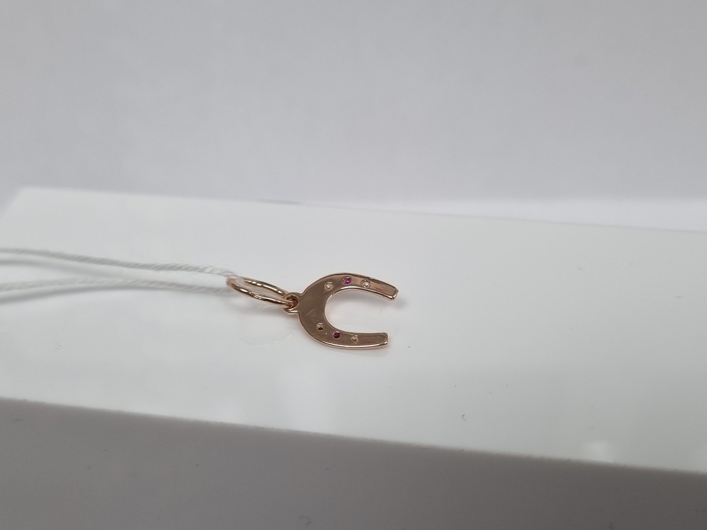 ПОДКМИ585 ПОДВЕСКА С КАМНЯМИ (Au 585)