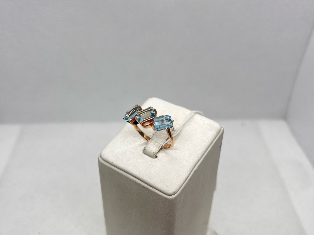 КОЛКМИ585 КОЛЬЦО С КАМНЯМИ (Au 585)