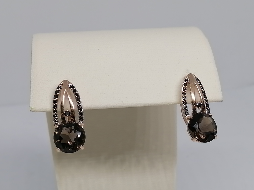 СЕРЬГИ С КАМНЯМИ (Au 585)