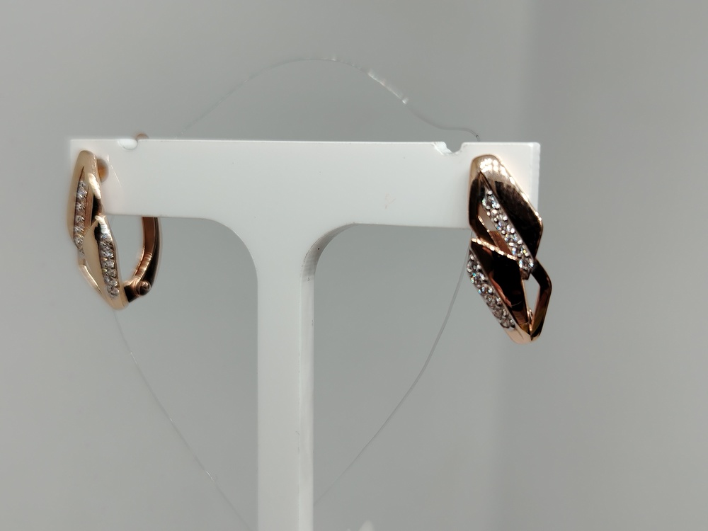 СЕРЬГИ С КАМНЯМИ (Au 585)