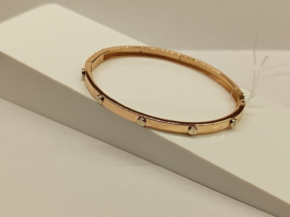 БРАСЛЕТ ЖЕСТКИЙ без камня (Au 585)