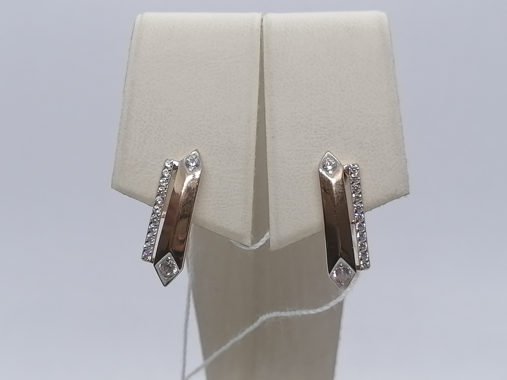 СЕРЬГИ С КАМНЯМИ (Au 585)