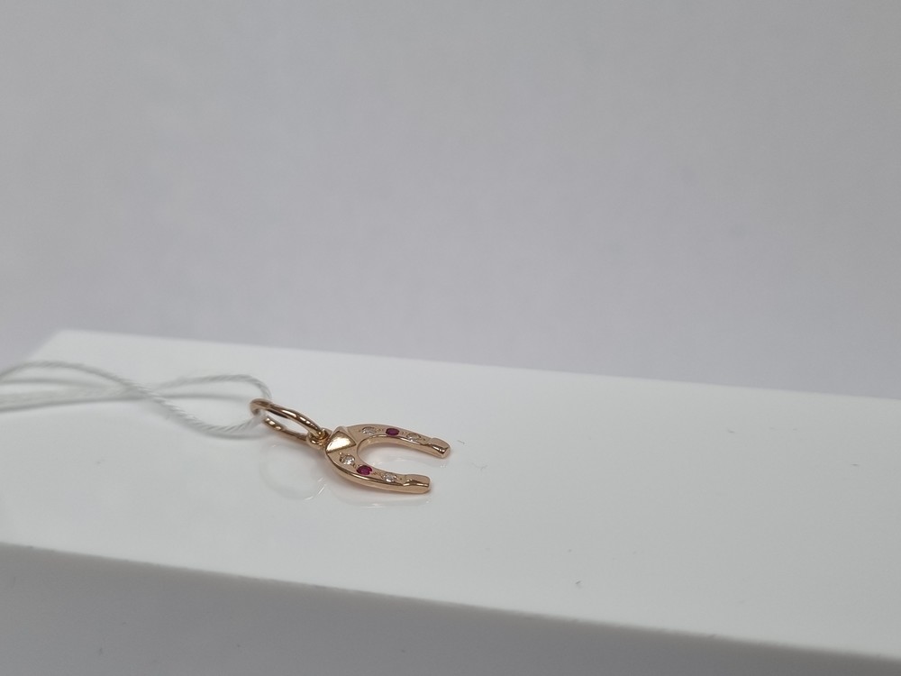 ПОДКМИ585 ПОДВЕСКА С КАМНЯМИ (Au 585)