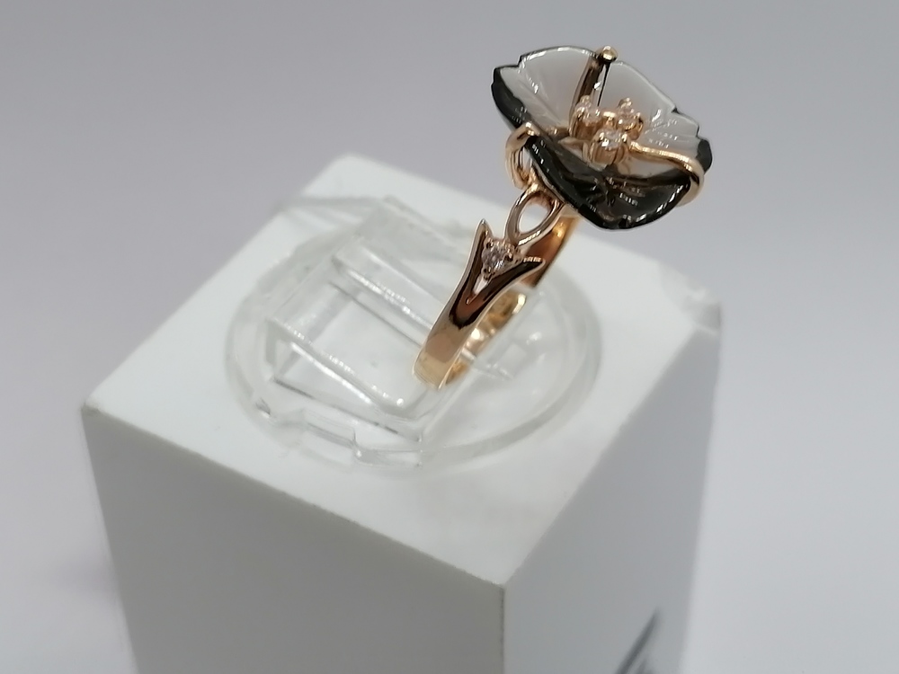 КОЛКМИ585 КОЛЬЦО С КАМНЯМИ (Au 585)