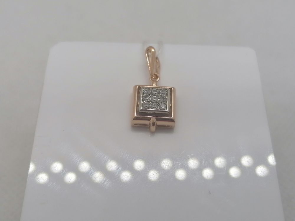 ПОДКМИ585 ПОДВЕСКА С КАМНЯМИ (Au 585)