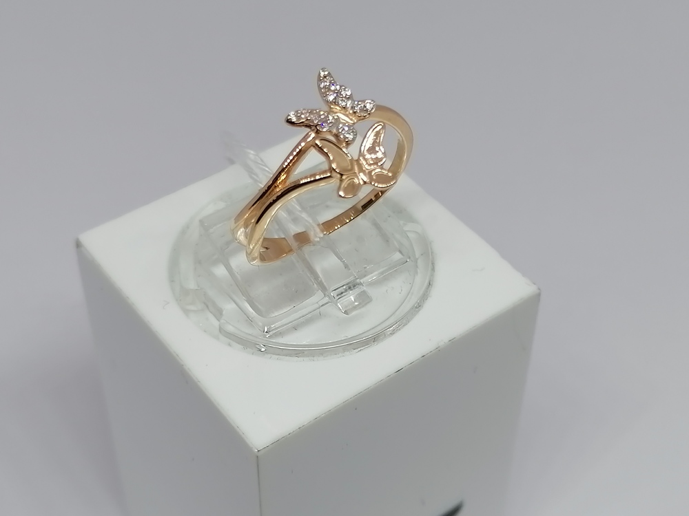 КОЛКМИ585 КОЛЬЦО С КАМНЯМИ (Au 585)