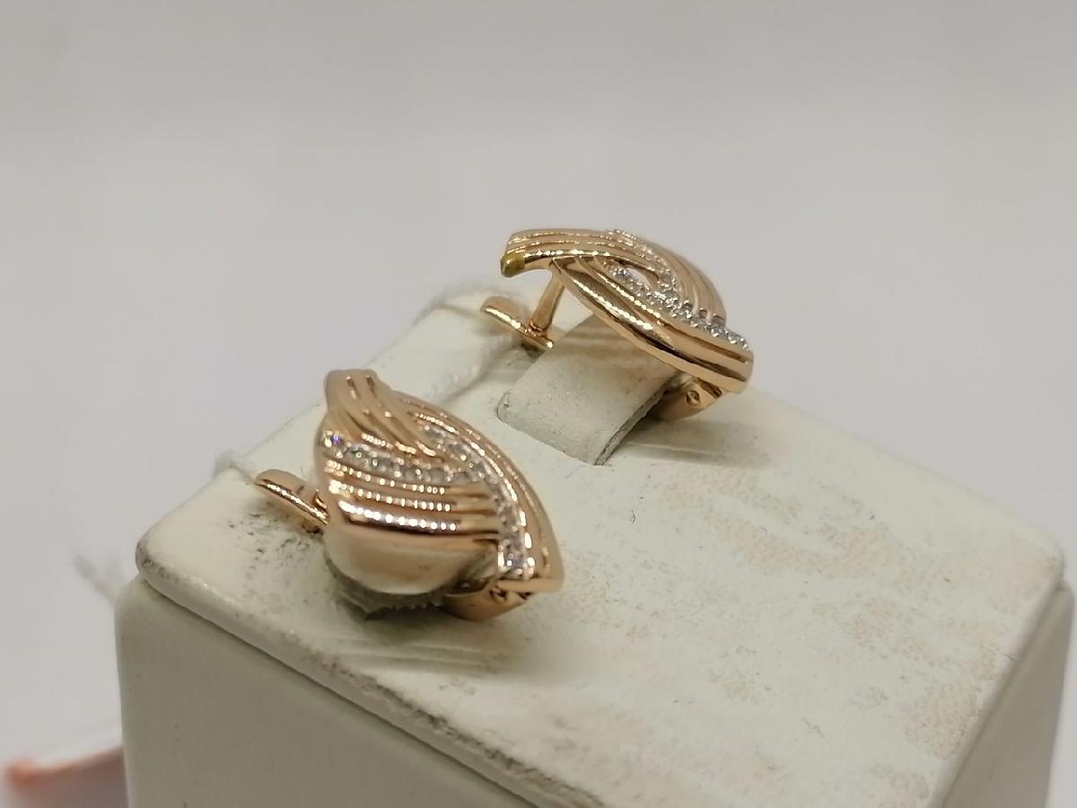 СЕРЬГИ С КАМНЯМИ (Au 585)