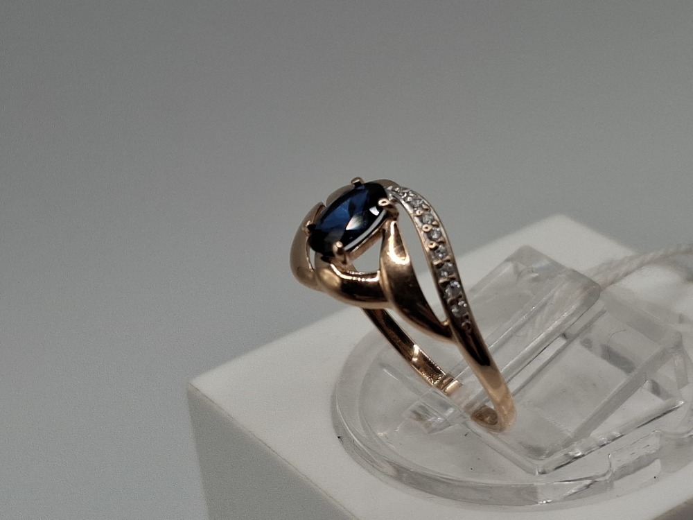 КОЛКМИ585 КОЛЬЦО С КАМНЯМИ (Au 585)