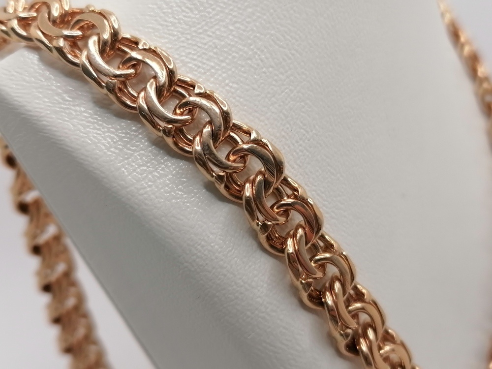 ЦЕПЬ ПОЛНОВЕСНАЯ Бисмарк (Au 585)