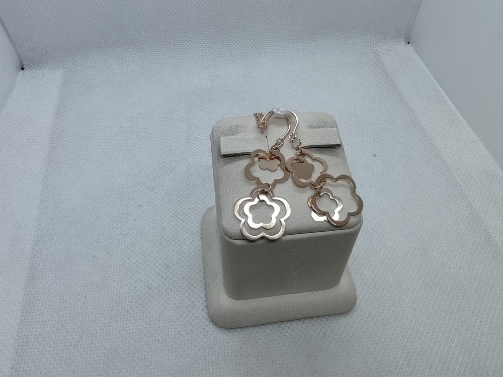 СБКМ585 СЕРЬГИ БЕЗ КАМНЯ (Au 585)