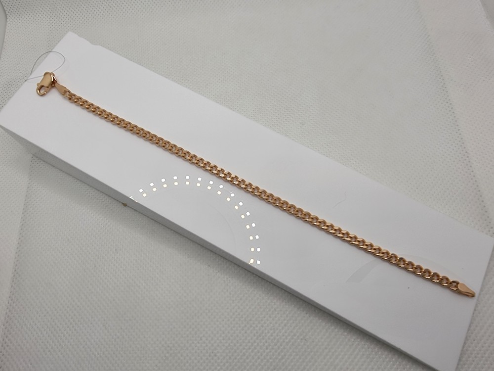 БРАСЛЕТ ПУСТОТЕЛЫЙ Панцирное (Au 585)