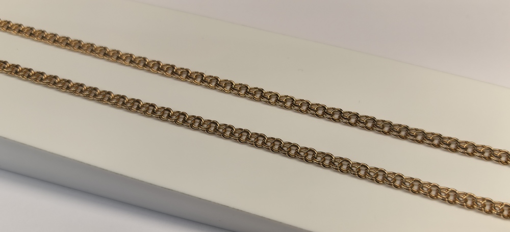 8050200-45 ЦЕПЬ ПОЛНОВЕСНАЯ Бисмарк (Au 585)