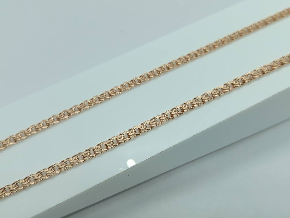 ЦЕПЬ ПУСТОТЕЛАЯ Бисмарк (Au 585)