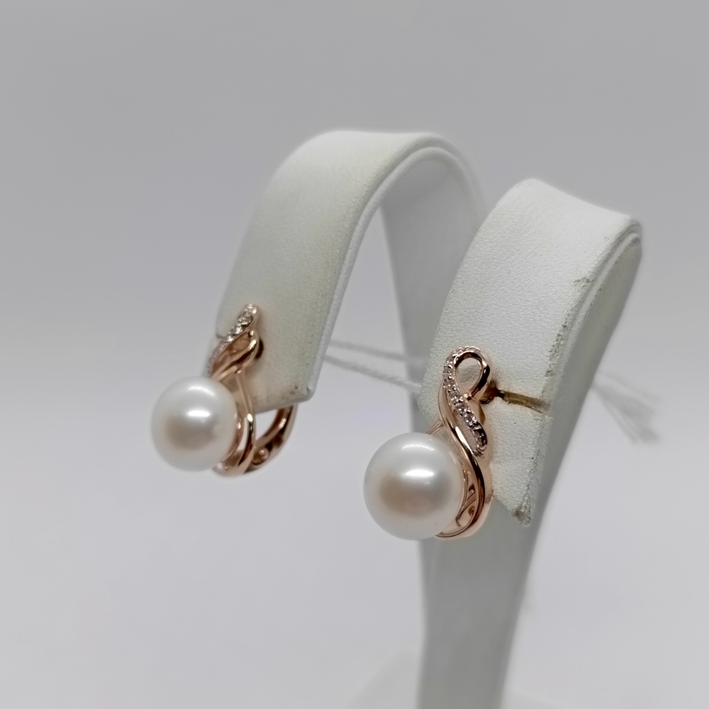 СКМИ585 СЕРЬГИ С КАМНЯМИ (Au 585)