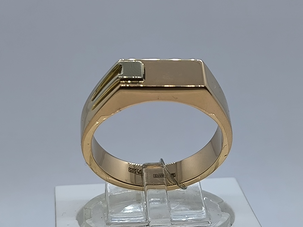 01-0039 КОЛЬЦО ПЕЧАТКА без камня (Au 585)