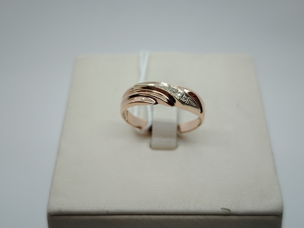 КОЛКМИ585 КОЛЬЦО С КАМНЯМИ (Au 585)