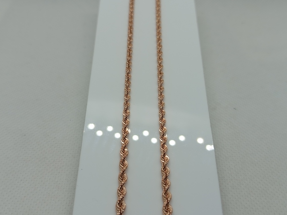 ЦЛВР585 ЦЕПЬ ПОЛНОВЕСНАЯ Веревка (Au 585)