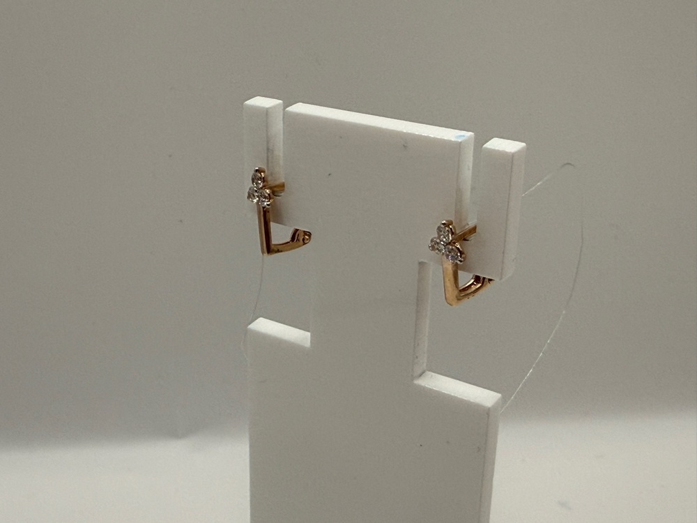 СЕРЬГИ С КАМНЯМИ (Au 585)