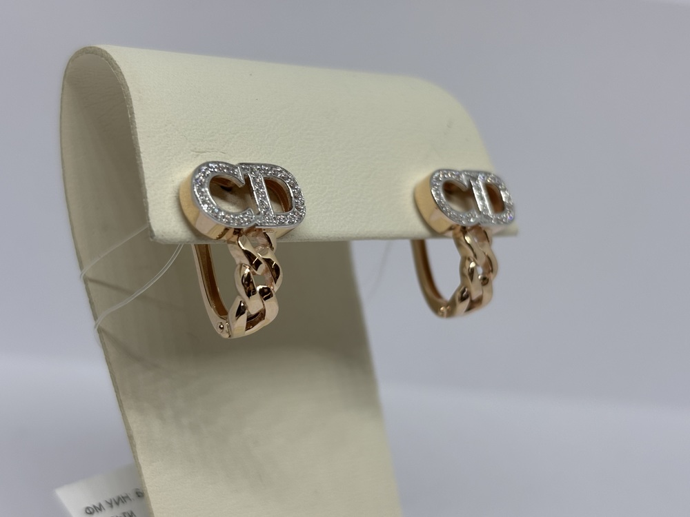 СЕРЬГИ С КАМНЯМИ (Au 585)