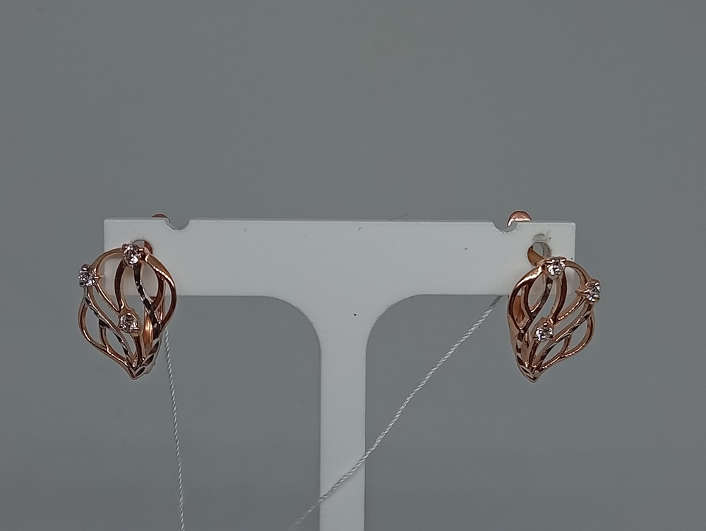 СЕРЬГИ С КАМНЯМИ (Au 585)