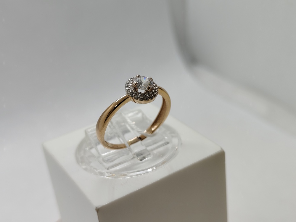 КОЛКМИ585 КОЛЬЦО С КАМНЯМИ (Au 585)