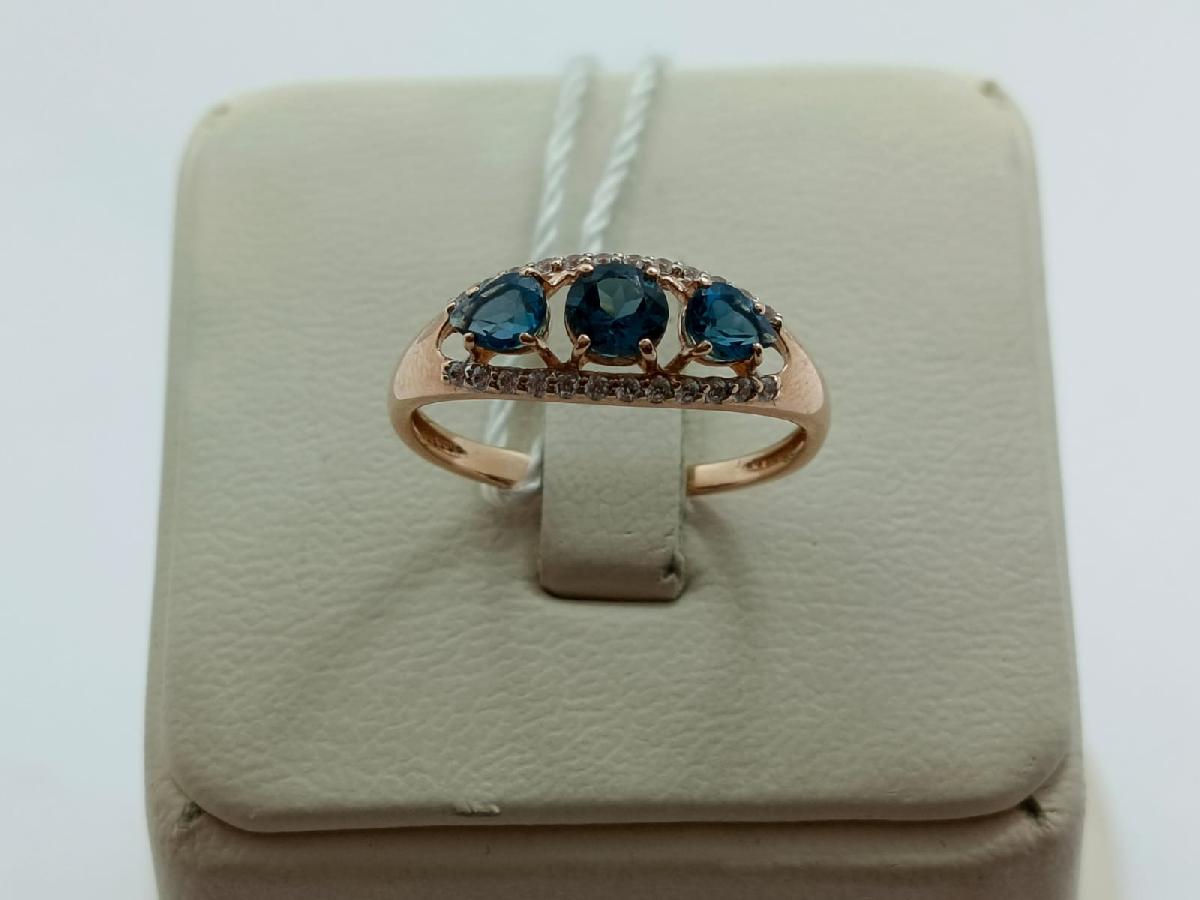 КОЛКМИ585 КОЛЬЦО С КАМНЯМИ (Au 585)