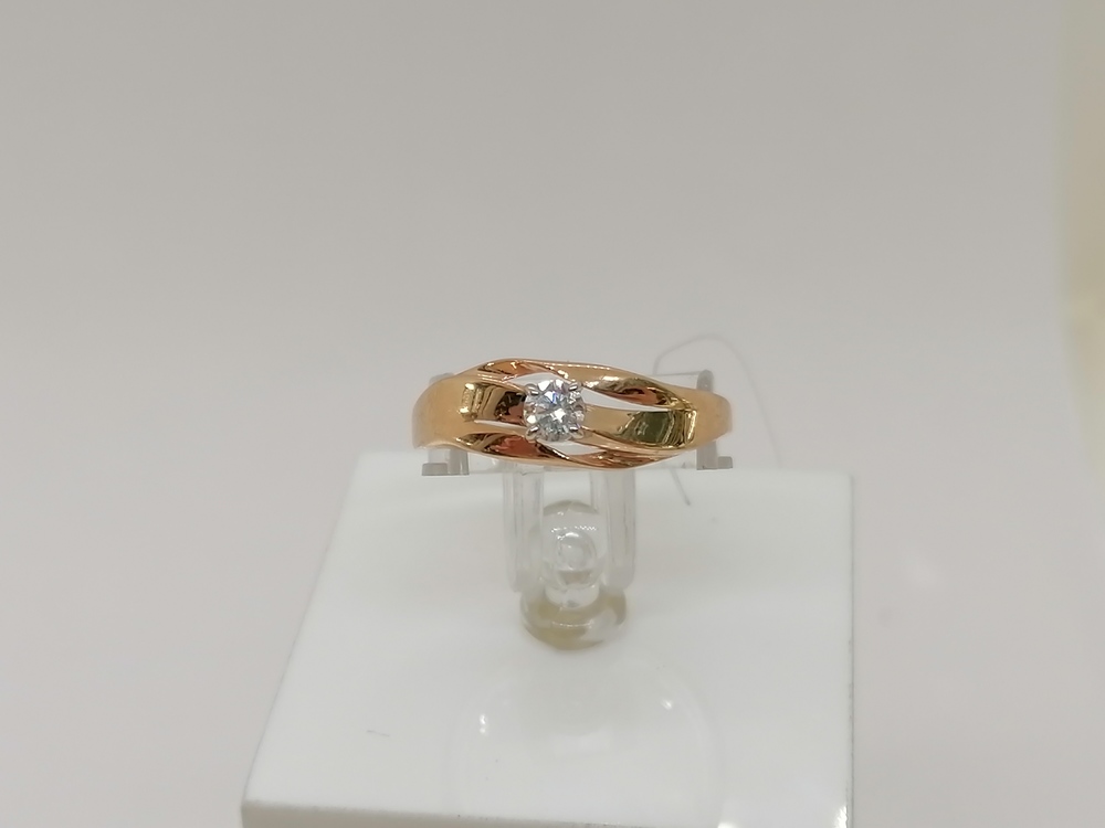 КОЛЬЦО С КАМНЕМ (Au 585)