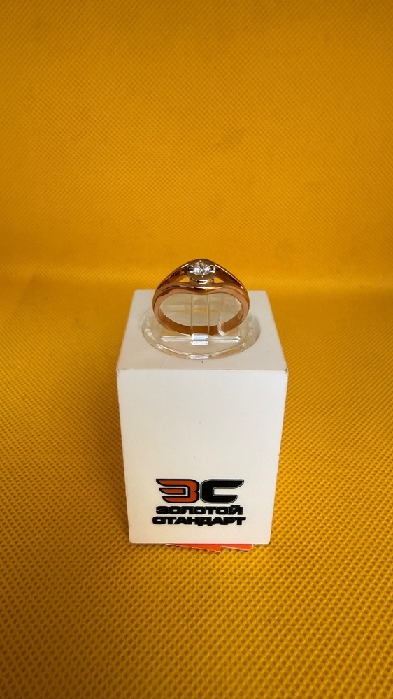 КОЛКМ585 КОЛЬЦО С КАМНЕМ (Au 585)