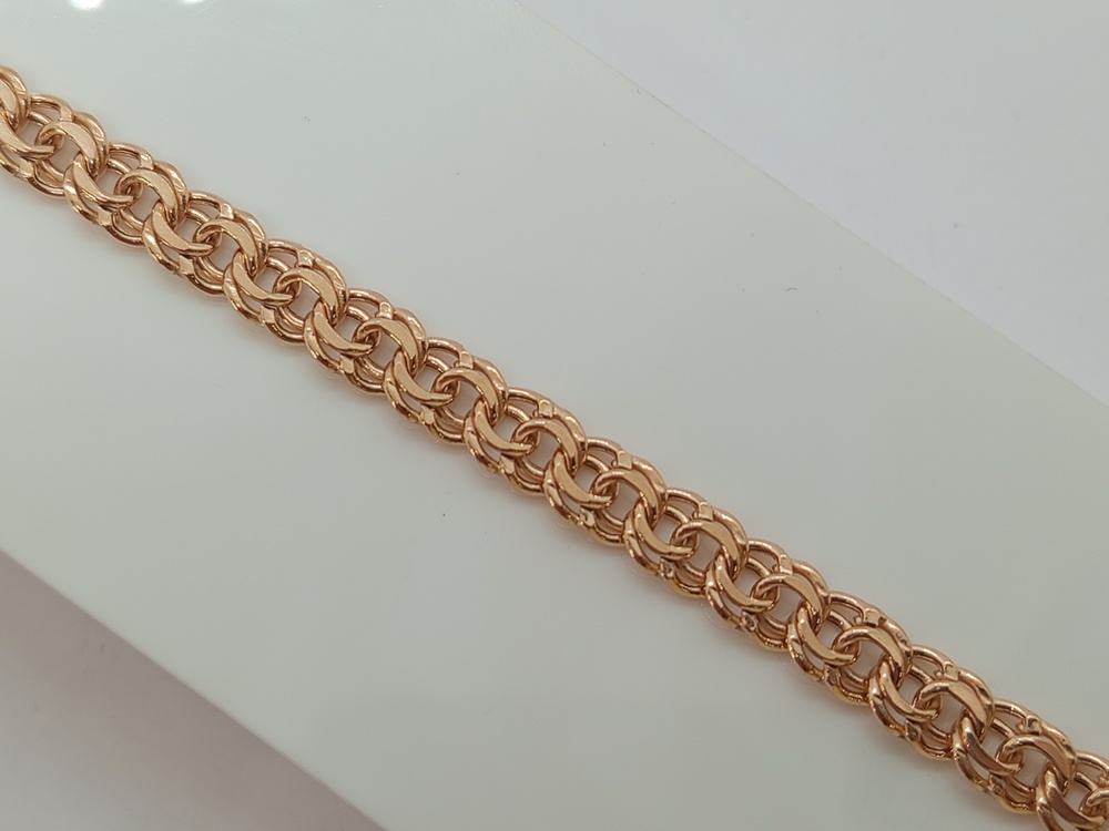 670009023 БРАСЛЕТ ПУСТОТЕЛЫЙ Бисмарк (Au 585)