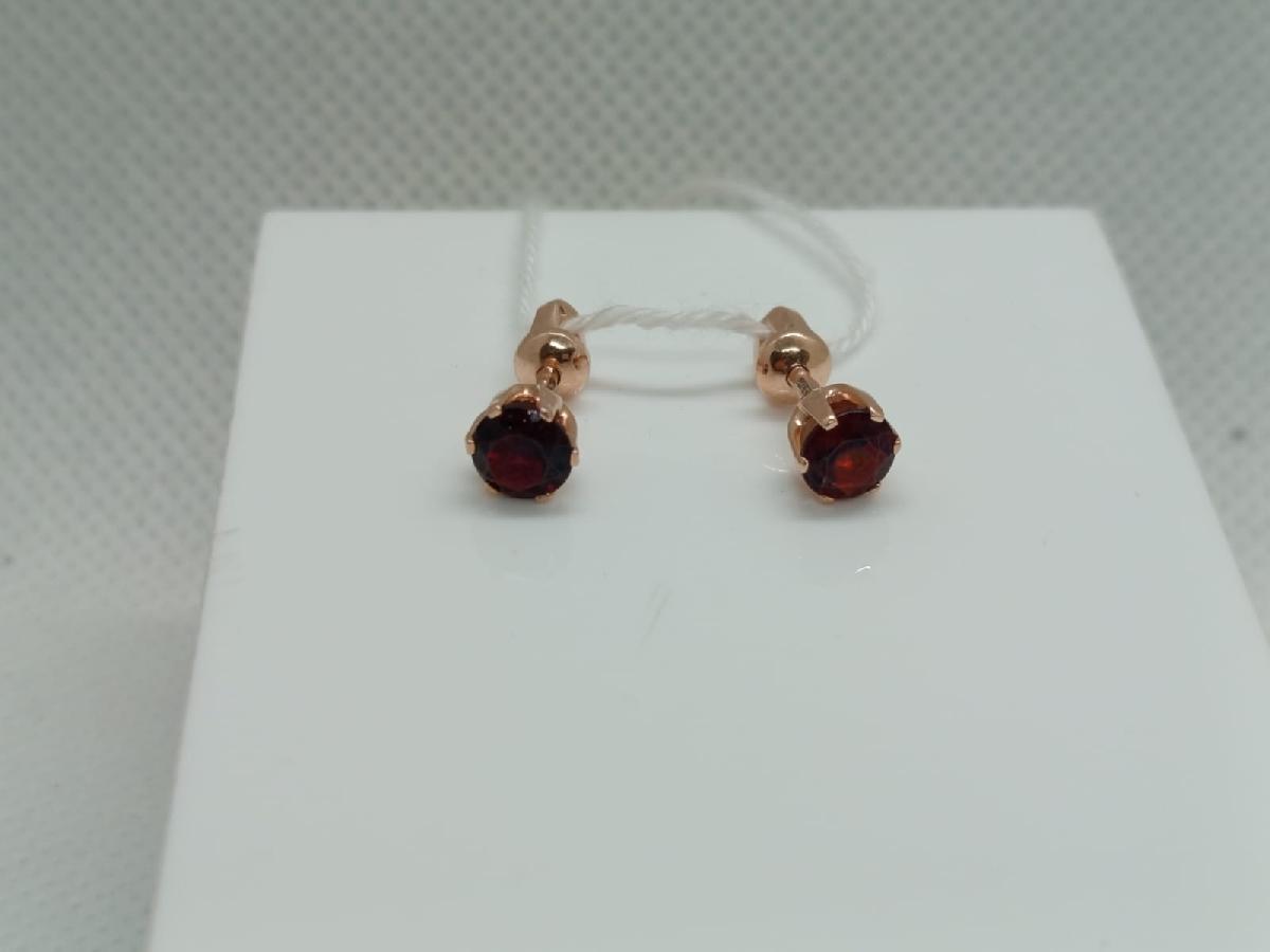 СПУС585 СЕРЬГИ ПУСЕТЫ (Au 585)