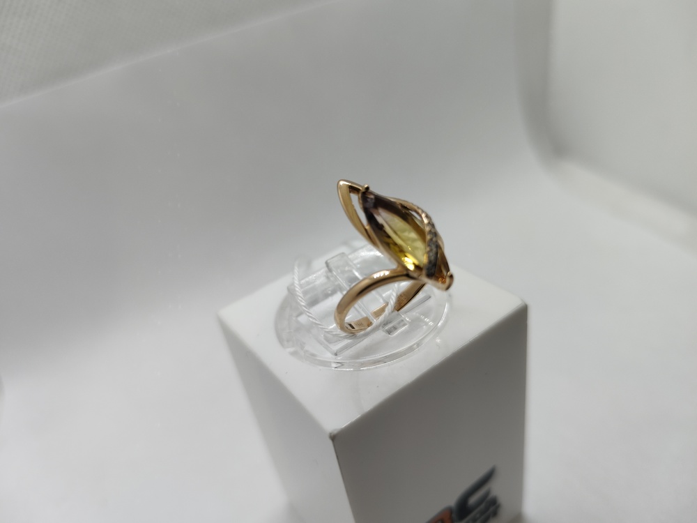 КОЛКМИ585 КОЛЬЦО С КАМНЯМИ (Au 585)